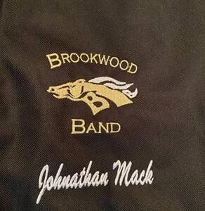 Bag – Garment Bag with Embroidered Band Logo and Name
