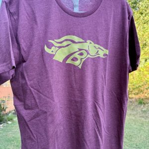#10 Bronco head tshirt Size M